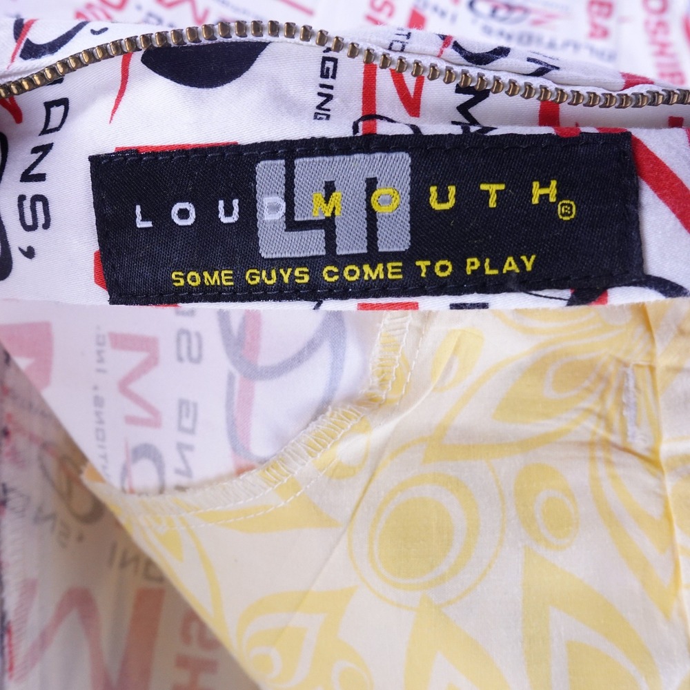 Loudmouth Men Toshiba Zoom Imaging Solutions Golf Shorts White Red Black Size 38 - Picture 4 of 7